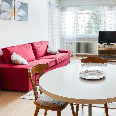 Zentrale Wohnung In St. Moritz Mit Grossem Balkon Экстерьер фото